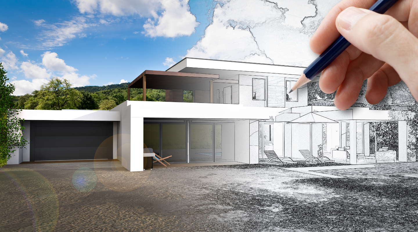 Nowoczesny dom z systemem inteligentnego domu KNX